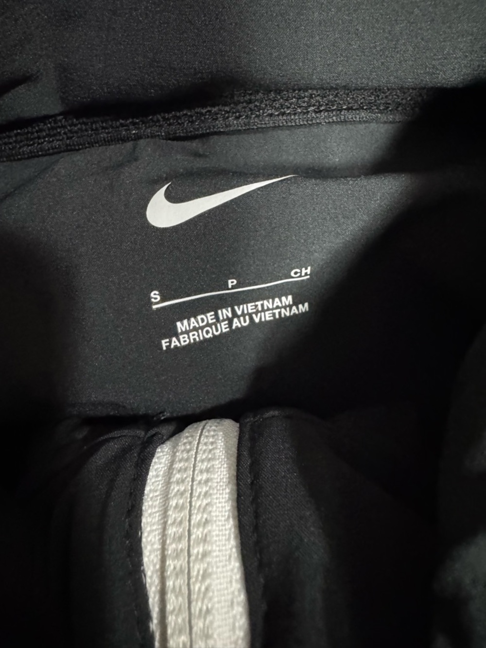 Nike Football Coach's Hooded 1/4 Zip Jacket Black Mens Size Small *MEASUREMENTS* - Picture 7 of 8